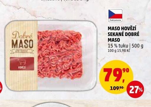 MASO HOVĚZÍ SEKANÉ DOBRÉ MASO