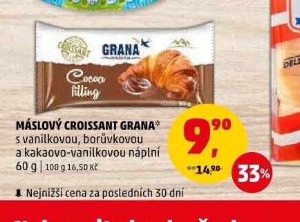 MÁSLOVÝ CROISSANT GRANA