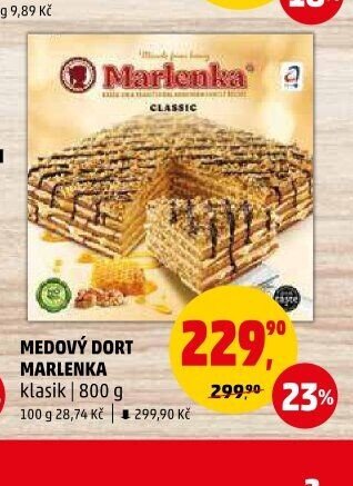 MEDOVÝ DORT MARLENKA