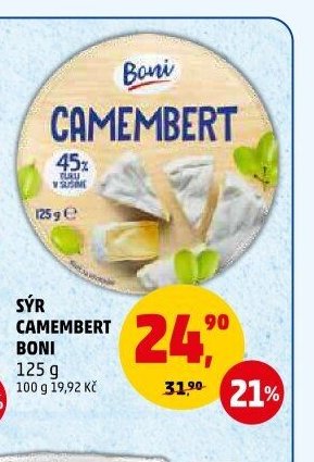 SÝR CAMEMBERT BONI 125 g