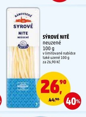 SÝROVÉ NITĚ