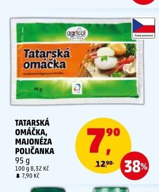 TATARSKÁ OMÁČKA, MAJONÉZA POLIČANKA