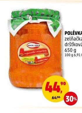 POLÉVKA zelňačka, dršťková