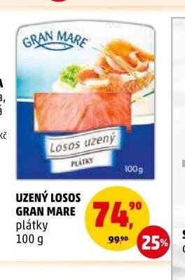 UZENÝ LOSOS GRAN MARE plátky