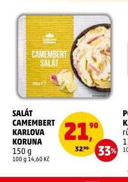 SALÁT CAMEMBERT KARLOVA KORUNA