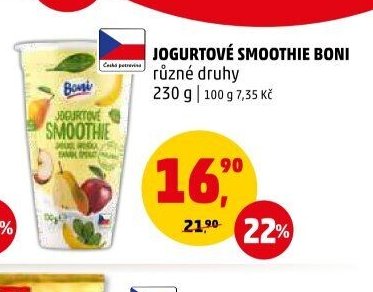 Jogurtové smoothie Boni