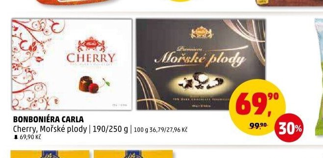 Bonboniéra Carla Cherry, Mořské plody