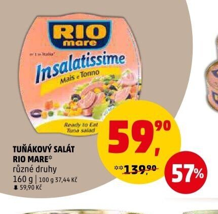 TUŇÁKOVÝ SALÁT RIO MARE