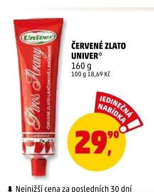 ČERVENÉ ZLATO UNIVER