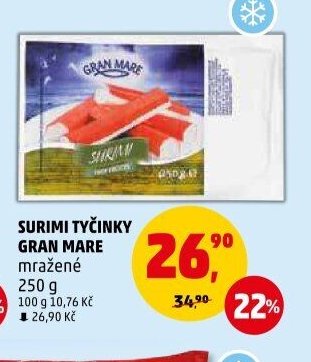 SURIMI TYČINKY GRAN MARE