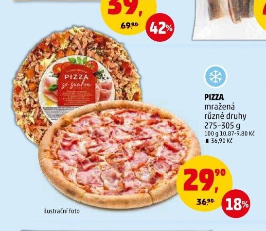 PIZZA mražená