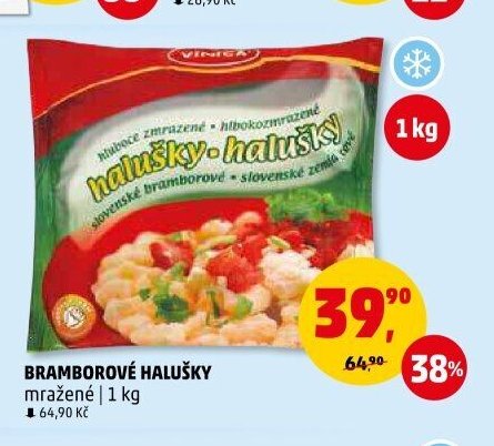 BRAMBOROVÉ HALUŠKY mražené