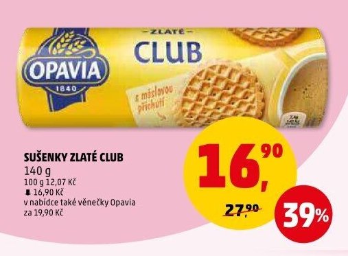 SUŠENKY ZLATÉ CLUB 140 g