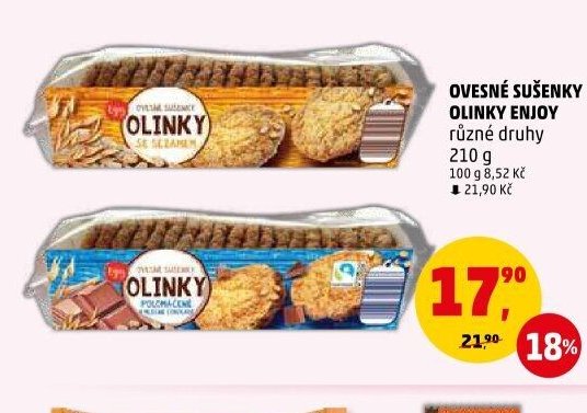 OVESNÉ SUŠENKY OLINKY ENJOY 210 g
