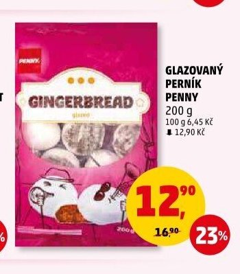 GLAZOVANÝ PERNÍK PENNY 200 g