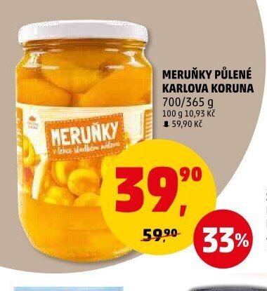 Meruňky půlené Karlova Koruna