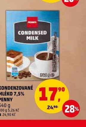 Kondenzované mléko 7,5 % Penny