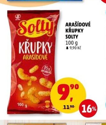 ARAŠÍDOVÉ KŘUPKY SOLTY