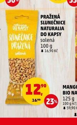 PRAŽENÁ SLUNEČNICE NATURALIA DO KAPSY
