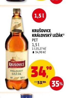 KRUŠOVICE KRÁLOVSKÝ LEŽÁK PET 1,5 l