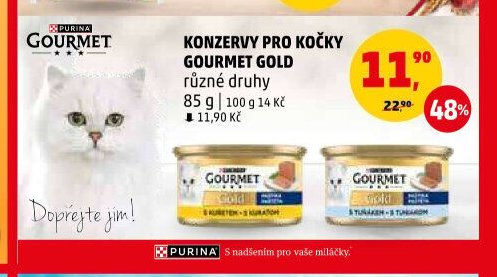 KONZERVY PRO KOČKY GOURMET GOLD