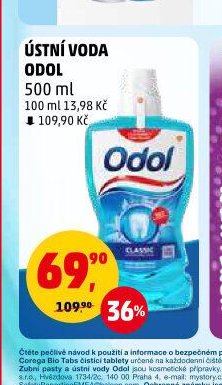 ÚSTNÍ VODA ODOL