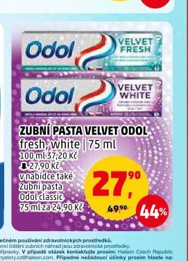 ZUBNÍ PASTA VELVET ODOL