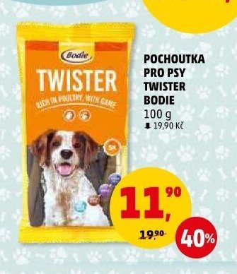Pochoutka pro psy Twister Bodie