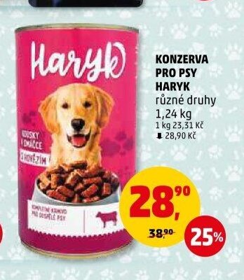 Konzerva pro psy Haryk