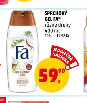 SPRCHOVÝ GEL FA