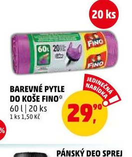 BAREVNÉ PYTLE DO KOŠE FINO