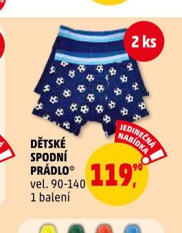 DĚTSKÉ SPODNÍ PRÁDLO