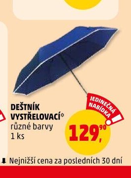 DEŠTNÍK VYSTŘELOVACÍ