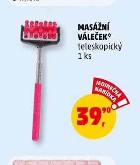 MASÁŽNÍ VÁLEČEK teleskopický