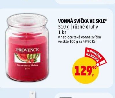 VONNÁ SVÍČKA VE SKLE