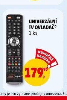 UNIVERZÁLNÍ TV OVLADAČ