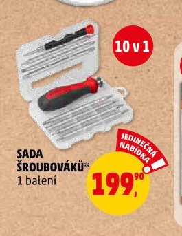 SADA ŠROUBOVÁKŮ