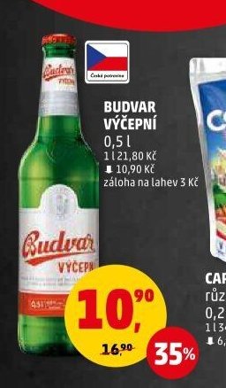 BUDVAR VÝČEPNÍ 0,5 l