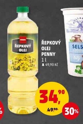 Řepkový olej Penny 1 l