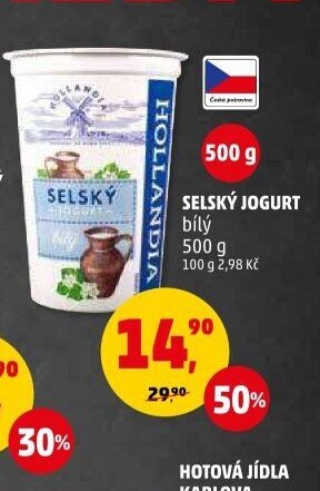Selský jogurt bílý 500 g