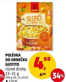 Instantní polévka do hrnečku Gustito