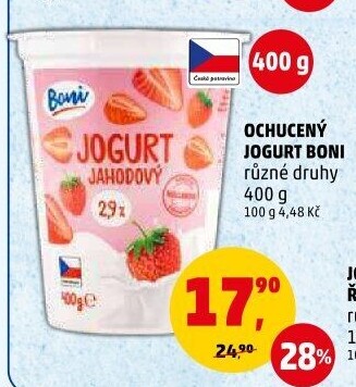 Jogurt ochucený Boni