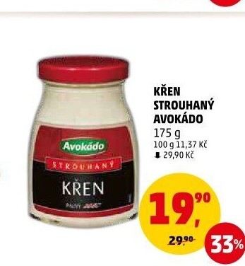 Křen strouhaný Avokádo