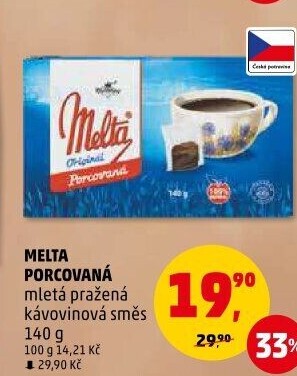 Nápoj obilninový porcovaný Melta Kávoviny