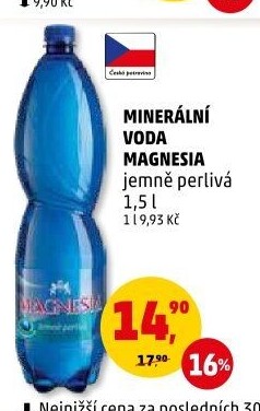 Přírodní voda Magnesia