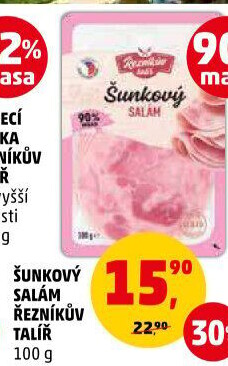 Salám šunkový Řezníkův talíř