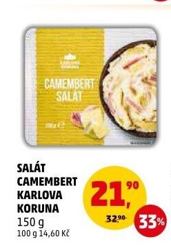 Salát camembert Karlova Koruna