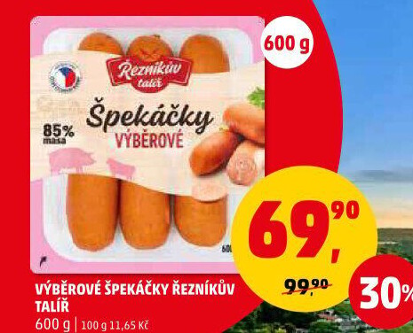 Špekáčky výběrové Řezníkův talíř