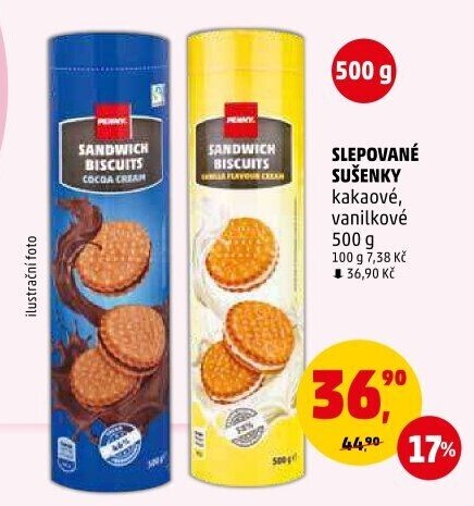 Sušenky slepované Penny