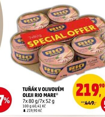 Tuňák v oleji Rio Mare